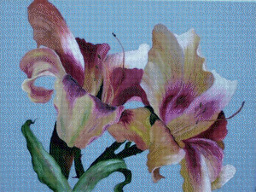 Лилии - цветы - предпросмотр