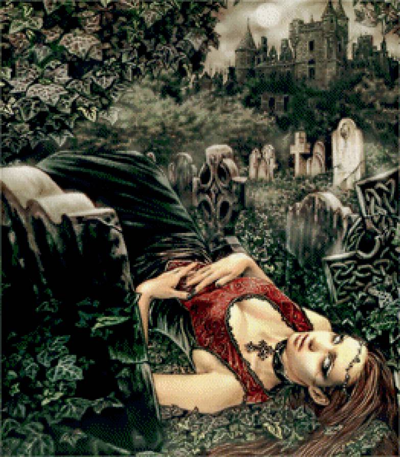 вечность - готика, девушка, виктория францес - предпросмотр