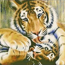 Схема вышивки «тигруши»