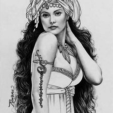 Схема вышивки «Шахерезада»