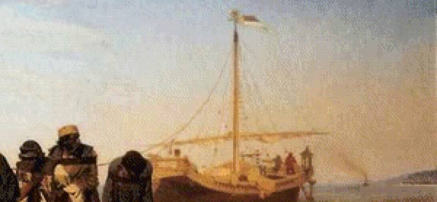 "Бурлаки на Волге" Илья Репин ч. 2 верх - бурлаки на волге, картины, илья репин - предпросмотр