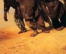 Схема вышивки «"Бурлаки на Волге" Илья Репин ч. 3 низ»