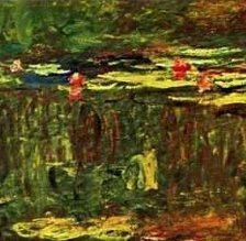 Схема вышивки «"Кувшинки" Клод Моне ч.2 верх»