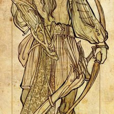 Схема вышивки «Лучник»