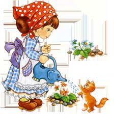 Схема вышивки «Помощница»