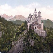 Схема вышивки «замок»