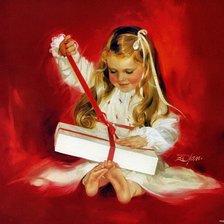 Схема вышивки «предвкушение»