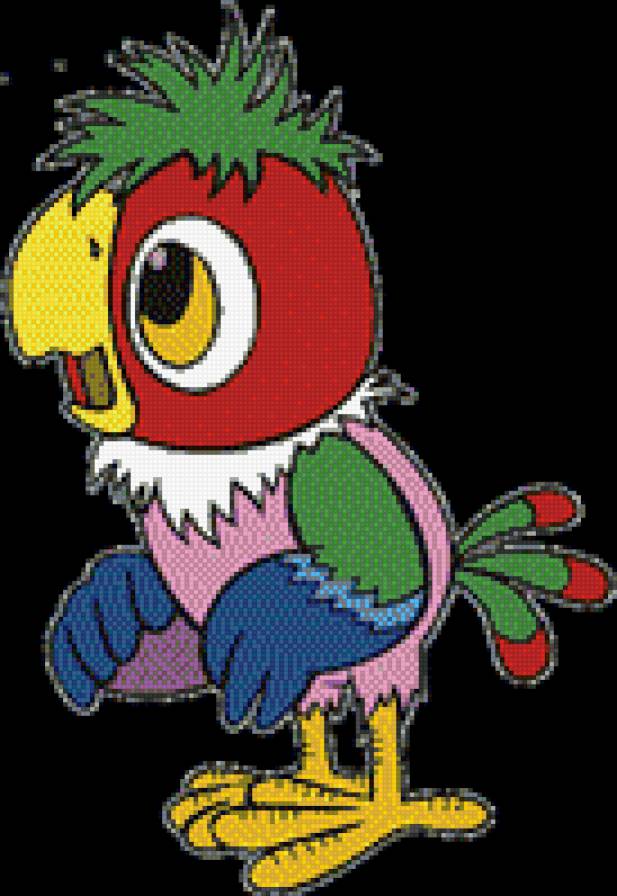 попугай кеша - детское, мультик - предпросмотр