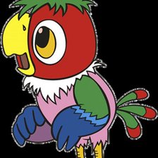 Схема вышивки «попугай кеша»