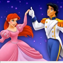 Схема вышивки «принц и русалочка»