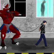 Схема вышивки «Демоны внутри нас»