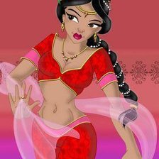 Схема вышивки «Девушка востока»