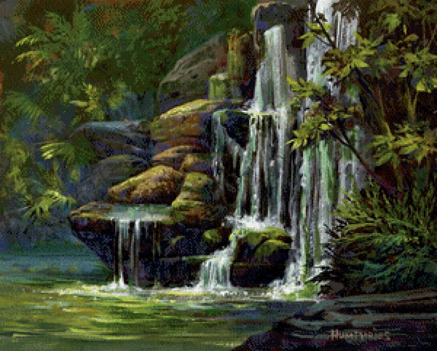 водопад - предпросмотр