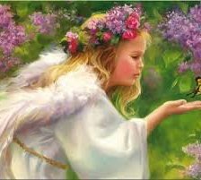 Схема вышивки «ангелок»