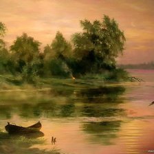 Схема вышивки «пейзажи милюкова»