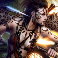 Схема вышивки «Амазонка»