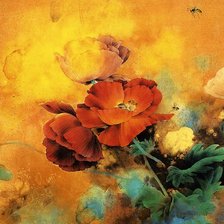 Схема вышивки «маки»