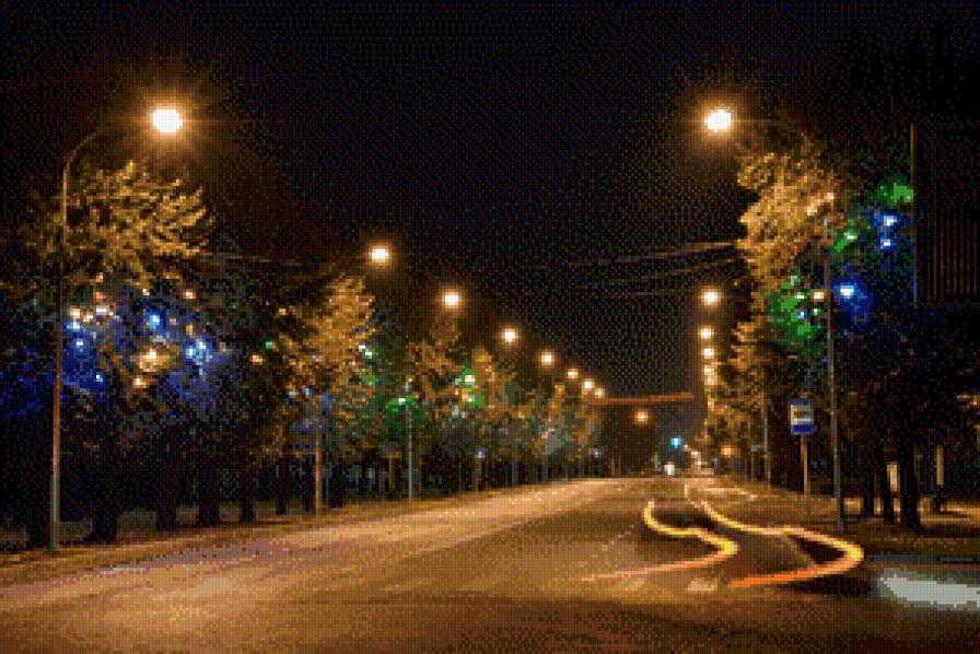 ночь в городе - улица, город, ночь - предпросмотр