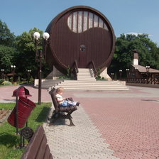 Схема вышивки «в парке»