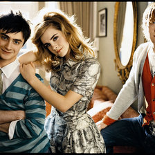 Схема вышивки «Гарри поттер - золотое трио»