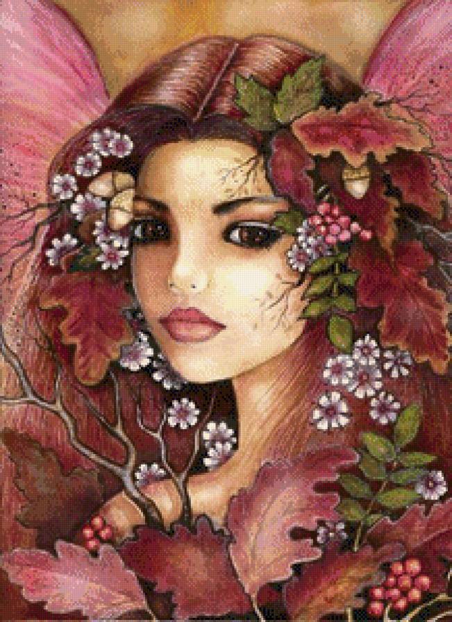 портрет - фэнтези, картина, красота женщины, девушка, женщина,  - предпросмотр