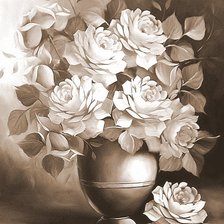 Схема вышивки «Нежные цветы»