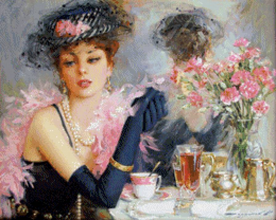 незнакомка - портрет, девушка - предпросмотр