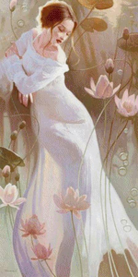 Нежность - нежность, пастель, девушка, теплые тона - предпросмотр