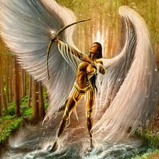 Схема вышивки «воин»