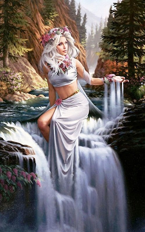 богиня воды - фентези, вода - оригинал