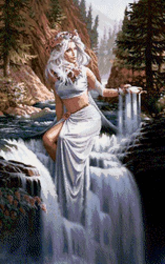 богиня воды - вода, фентези - предпросмотр