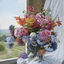 Схема вышивки «Букет цветов»