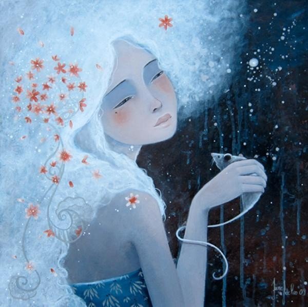 А-ля снежная королева - девушка - оригинал