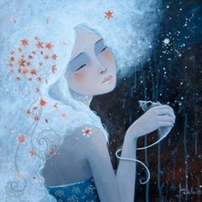 Схема вышивки «А-ля снежная королева»