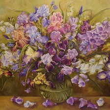 Схема вышивки «букет цветов»