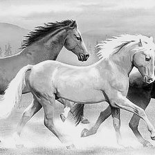 Схема вышивки «Быстрее ветра...»