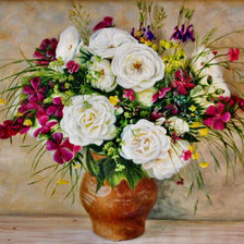 Схема вышивки «букет летний»