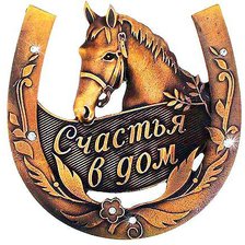 Схема вышивки «Подкова - символ 2014 года»