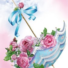 Схема вышивки «розы»