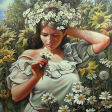 Схема вышивки «женский образ»