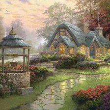 Схема вышивки «Домик»