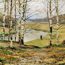 Схема вышивки «Березки»