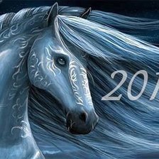 Схема вышивки «символ года»