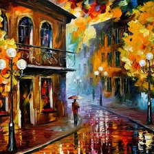 Схема вышивки «под дождем»