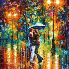 Схема вышивки «под дождем»