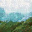 Предпросмотр схемы вышивки «домик в горах» (№529352)
