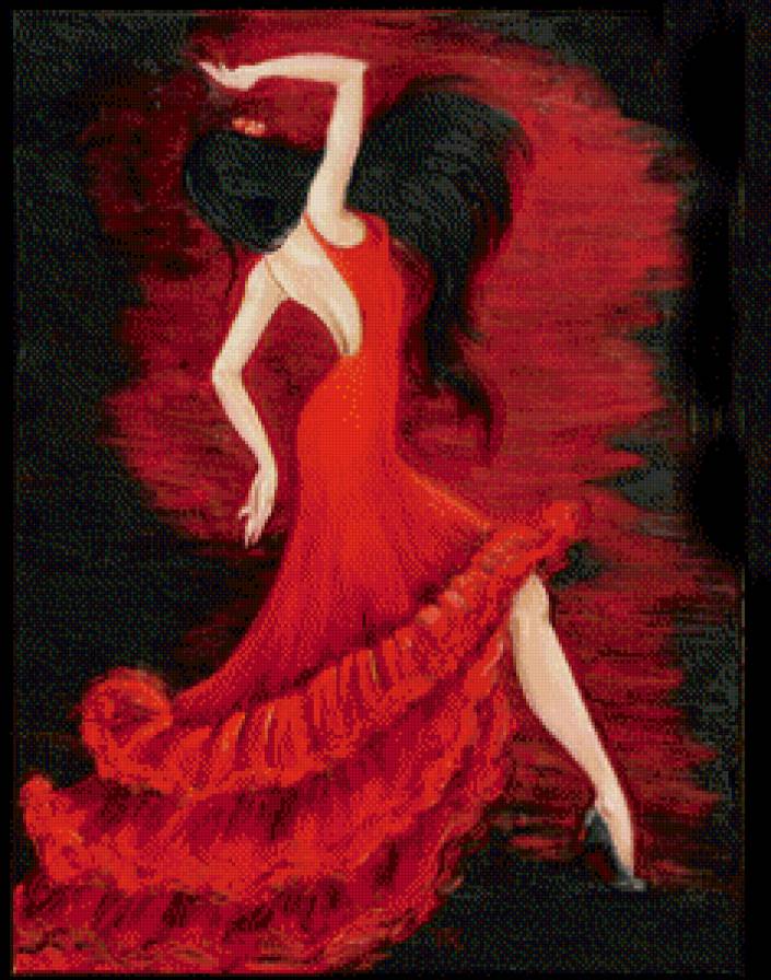 Ветер фламенко - девушка - предпросмотр