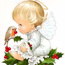 Схема вышивки «ангелочек»