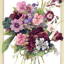 Схема вышивки «букет»