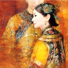 Схема вышивки «Восточная красавица»